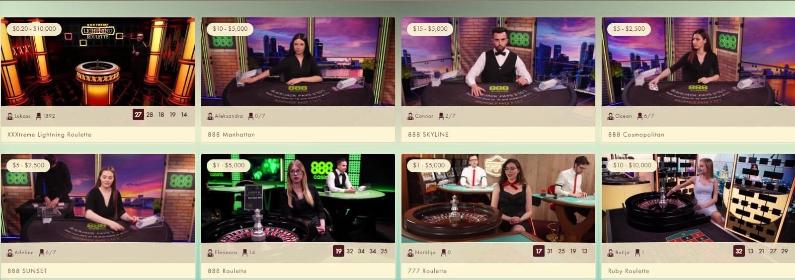 Live Casino 777 Online