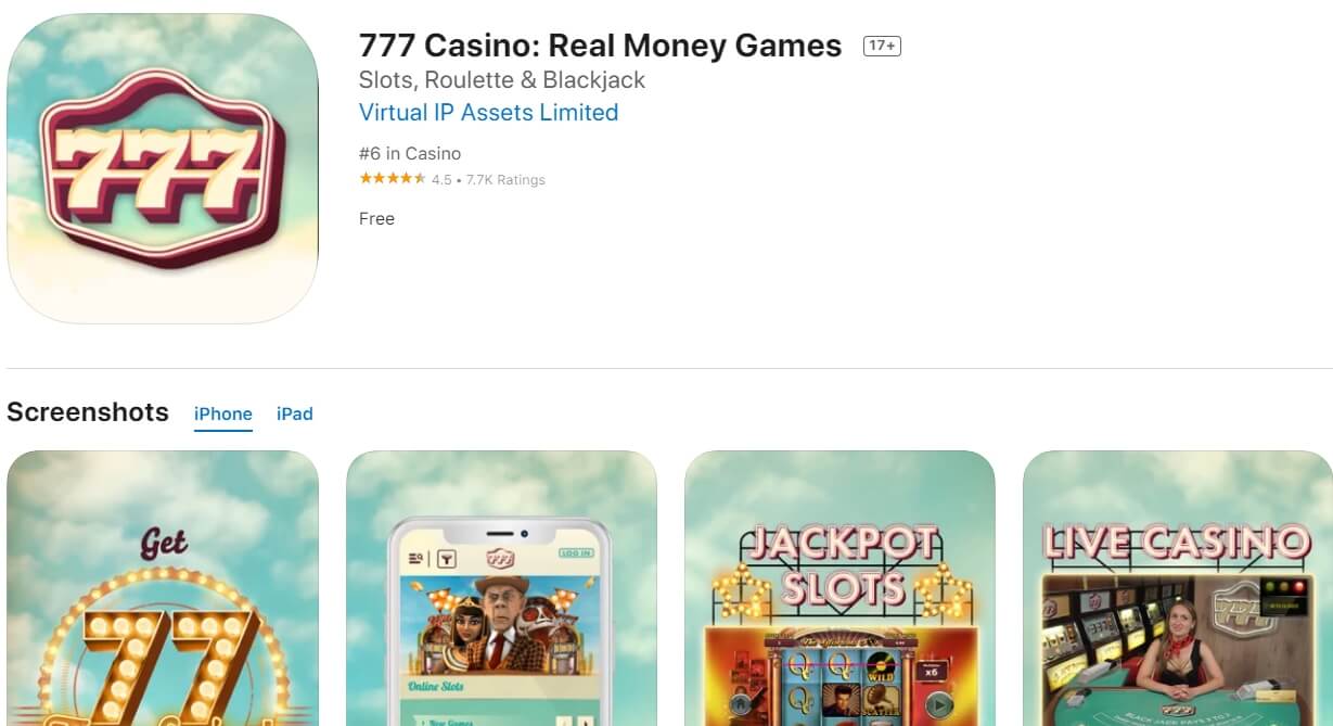 Mobile App 777 Casino